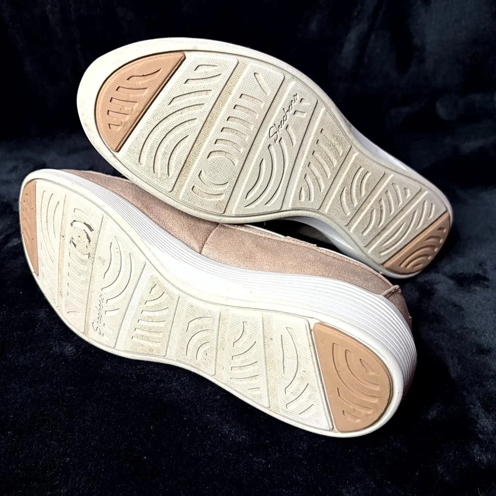 Skechers Arya - Sail With Me 23763-TPE Womens US 9 Comfort Shoes Taupe Loafer